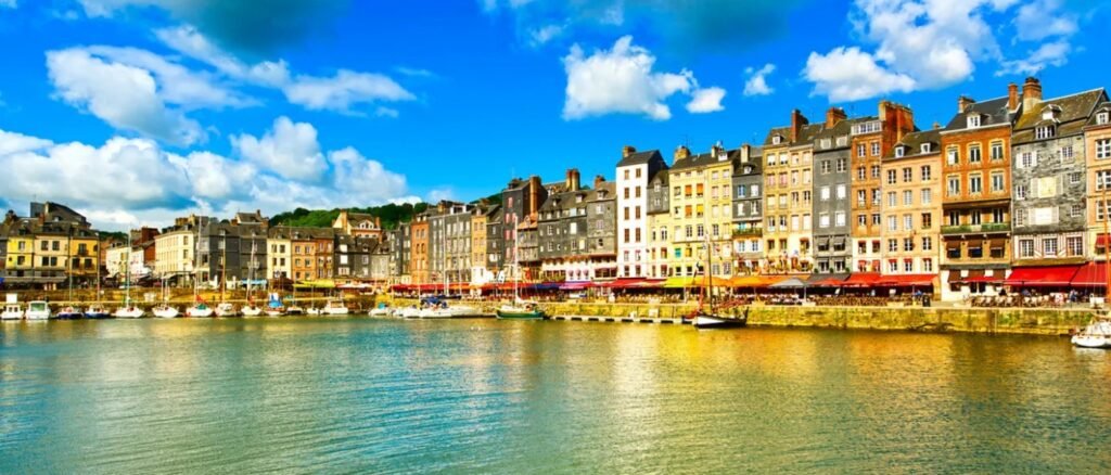 Scenic French town and lifestyle image representing life and property in France for international buyers
