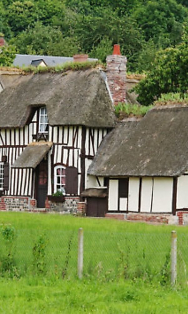 French city, small-town, and countryside lifestyle scene representing different ways of living in France