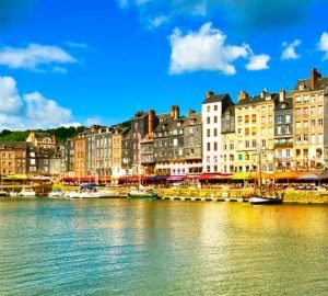 Scenic French town and lifestyle image representing life and property in France for international buyers