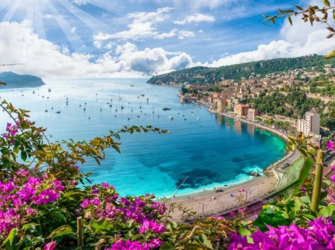 Sought of French neighborhood lifestyle scene representing daily life beyond the property in France